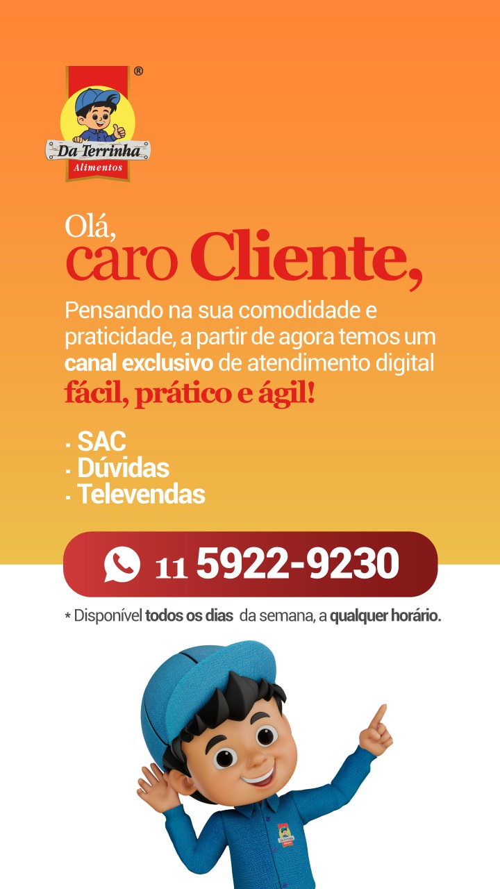 Contato SAC - Da Terrinha